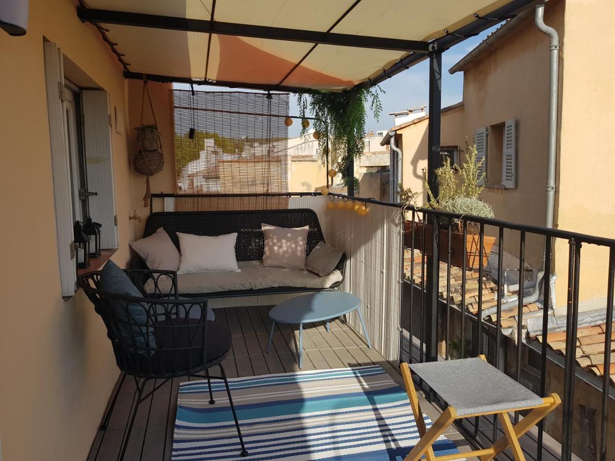 Beau Duplex Avec Terrasse - Centre Historique Appartement Aix-en-Provence Buitenkant foto
